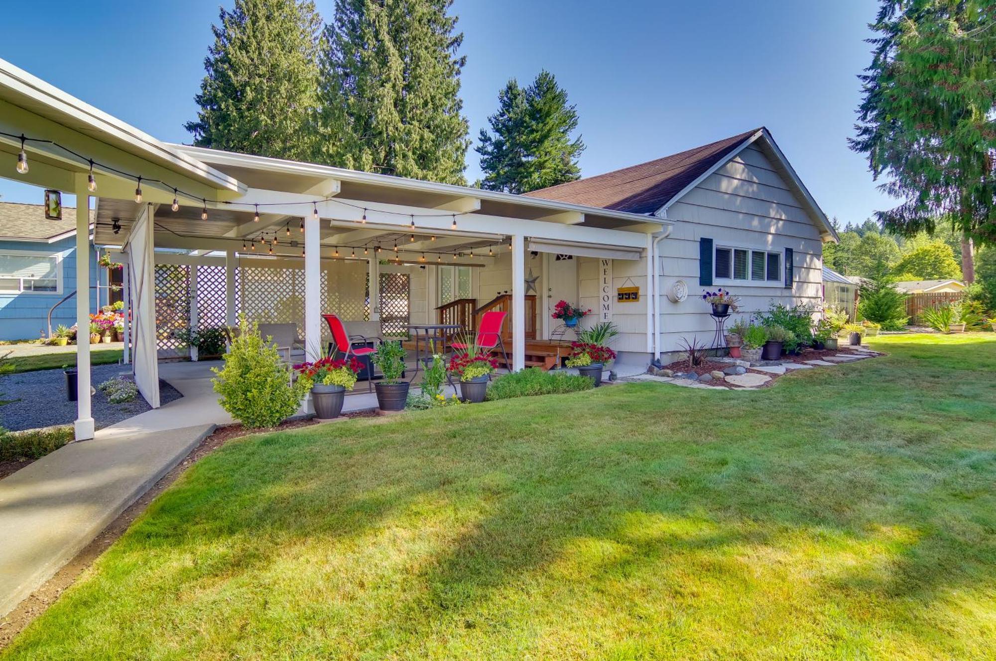 Charming Updated Retreat Walk To Lake Stevens! المظهر الخارجي الصورة