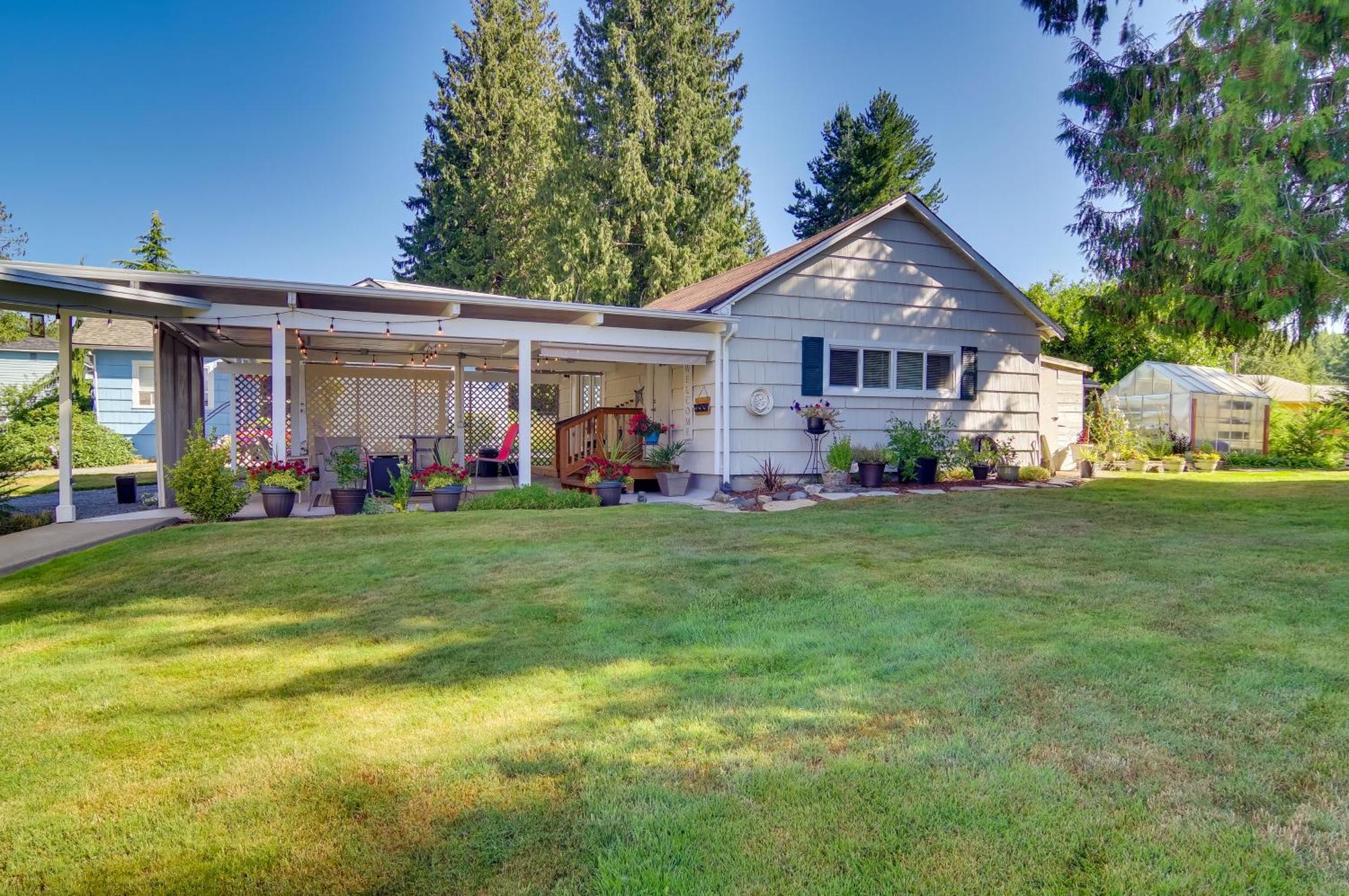 Charming Updated Retreat Walk To Lake Stevens! المظهر الخارجي الصورة